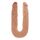 Dildo Dublu ToyJoy "Get Real" 36 cm - Natural