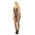 Bodystoking, Softline, Eve, plasa neagra cu model decupat, S-L# - vedere frontala