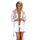 Neglije Satin Prilance Beauty Night - Alb