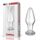 Butt Plug Anal Sticla Lovetoy "Glass Romance" 12 cm