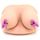 Cleme Sfarcuri cu Vibratii California Exotics "Nipplettes" - Roz - vedere frontala