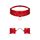 Set Choker si Catuse Obsessive "Hunteria" Rosu