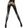 Ciorap FIORE Corazon 20 Den Heart Design - Negru - vedere frontala
