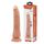 Dildo Realistic Lybaile "Barbara" 20 cm - Natural - vedere frontala