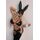 Masca Iepuras 3D Leg Avenue - Negru
