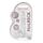 Dildo Transparent Realrock "Cristal Clear Dildo" 17 cm - detaliu design