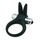 Inel cu Vibratii Toyz4Lovers "Rabbit" Negru - vedere frontala