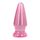 But Anal XXL Adamo Transparent Roz, [ 19,5 cm x 8 cm ] - vedere frontala