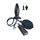 Vibrator Anal »Toyz4Lover« 11 cm - Negru