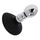 Butt Plug Anal Toyz4Lovers "Aluminiu" 8.3 cm - Argintiu