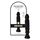 Dildo Anal Toyz4Lovers "Teo Black" 14 cm - Negru