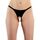 Chiloti Latex Decupati in Zona Intima Black Level - Negru