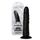 Dildo Realistic Toyz4Lovers "Clemente" 21 cm - Negru - vedere frontala