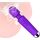 Vibrator Stimulator HAOOY »Senzual« 20 cm - Violet