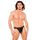Chiloti tanga barbati,Zeus Wet Look Thong Black, S-L, Allure Lingerie