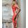 Bodystocking Decupat Lateral Model Inima - Rosu