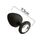 Butt Plug Anal Attraction "Pleasure Toys" 9,5 cm - Negru