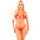 Set Lenjerie Intima Hearts Design Leg Avenue - Rosu