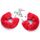 Catuse cu Plus Loving Joy "Furry Hand Cuffs"Rosu