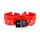 Catuse cu Blanita Bound to Please "Furry Plush Wrist Cuffs" - Rosu