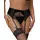Set Portjartiera si Bikini Paris Hollywood - Negru