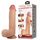 Dildo Ultrarealistic Sliding Skin Baile, TPR, flexibil, [24cm x 4.7cm]