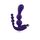 Dildo Double Pleaser, Toyz4Lovers, Violet, silicon, 15.5cm