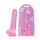 Dildo Loving Joy, cu testicule, roz, 20 cm