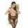 Dres Decupat Efect Portjartier Penthouse - Negru