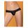 Chiloti Tanga Sexy cu Talie Lata si Funda Decorativa Obsessive - Negru