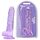 Dildo Loving Joy, cu testicule, Violet, 19 cm