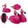 Papuci Flamingo, Roz, 35-36
