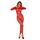 Bodystocking Plasa Rene Rofe Mad Love - Rosu