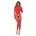 Bodystocking Plasa Decupat Rene Rofe - Rosu