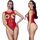​Lenjerie Sexy Body Chilirose, CR4620 Body Wet Look - Rosu