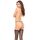 Ciorapi plasa Rene Rofe, Back Seam Hold Up Fishnet Stockings - negru, S-L