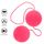Bile Vaginale Kegel ToyJoy "Funky Love Balls" 21 cm - Rosu