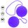 Bile Vaginale Kegel ToyJoy "Funky Love Balls" 21 cm - Violet