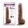 Dildo Realist Chisa, Jeff Stryker, maron, 23cm x 4cm