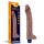 Vibrator Reincarcabil USB, Lovetoy, Real Softee, Silicon, Maron, 10 Vibratii - 28 cm x 4 cm