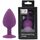 ​Dop anal din silicon Toosh, mare, violet, 9,4 cm, Large