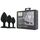Set 3 bucati dopuri anale, Toosh, mic, medium, mare, silicon negru - vedere frontala