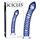 Dildo Sticla Icicles No 29 Albastru vedere frontala suflat manual Pipedream