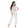 Set Pijama Beauty Night Fashion Missy - satin alb