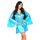 Set Peignoir Beauty Night Fashion Marlene Turquesa