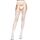 Heart Net Suspender Hose White - vedere frontala
