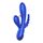 Triple Love Vibrator Blue - vedere frontala