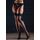 Net Stockings with Lace Top Black - vedere frontala