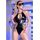 Set Body si Masca CR 4361 Chilirose Piele Ecologica -  Negru