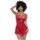 Set Babydoll si Bikini Mapale - Rosu
